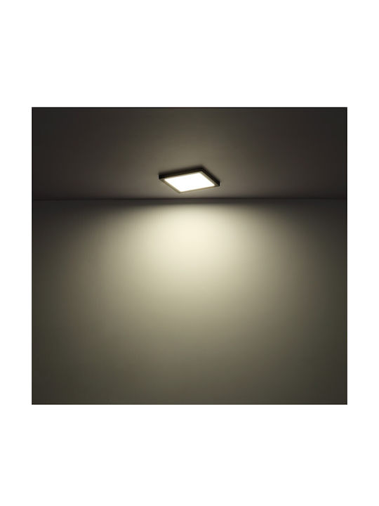 Globo Lighting Platz Draußen LED Panel 12W mit Kaltweiß Licht 6500K
