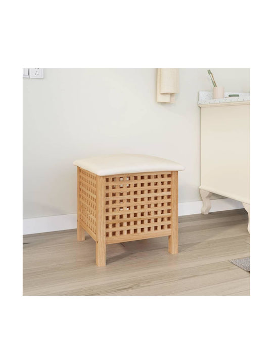 Hocker Für das Wohnzimmer Mit Stauraum Hölzernes Braun 48x47.5x52cm