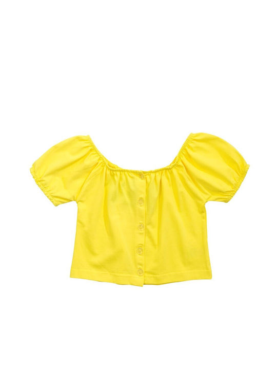 Funky Kids Set with Pants Summer 2pcs Yellow