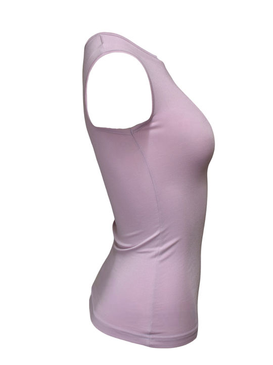 Fără mâneci Violet Tricou pentru femei