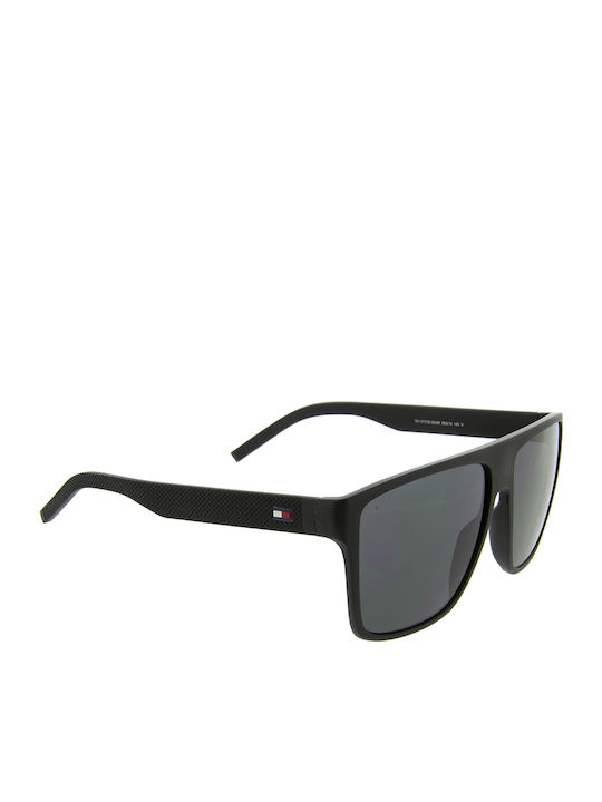 Tommy Hilfiger Sunglasses Μαύρα with Acetate Frame & Black Lens Tommy Hilfiger Sunglasses Μαύρα with Acetate Frame & Black Lens
