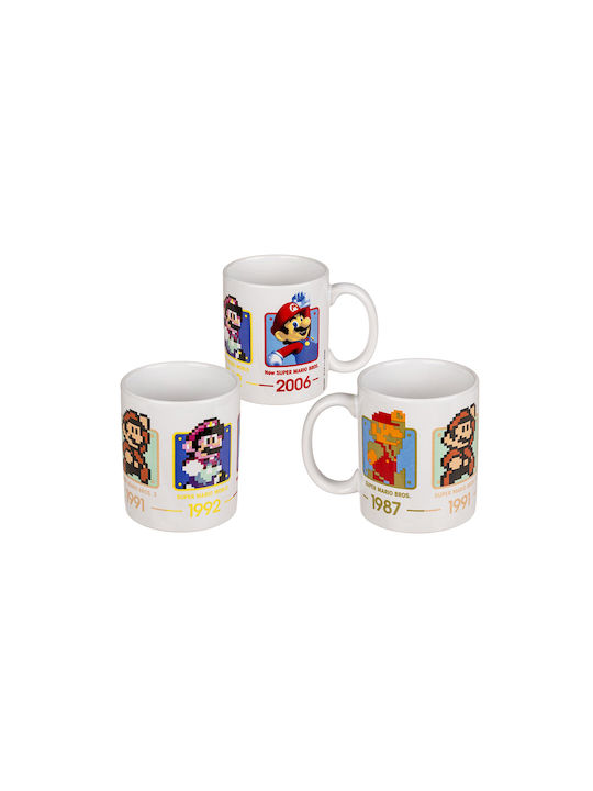 Super Mario History Cană Ceramică Multicoloră 325ml 1buc