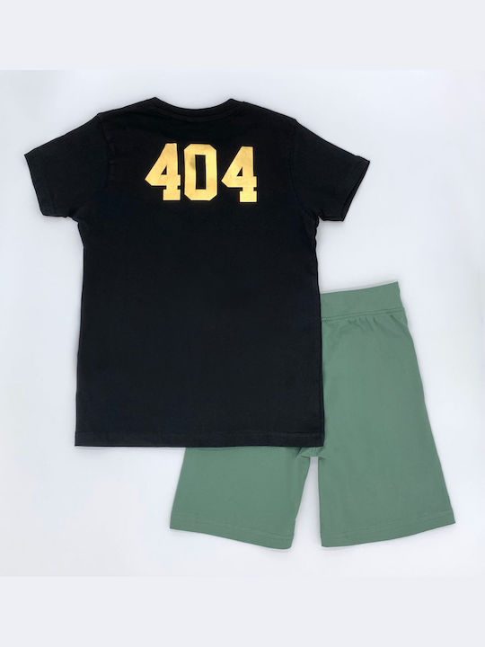 Funky Kids Set with Shorts Summer 2pcs Black