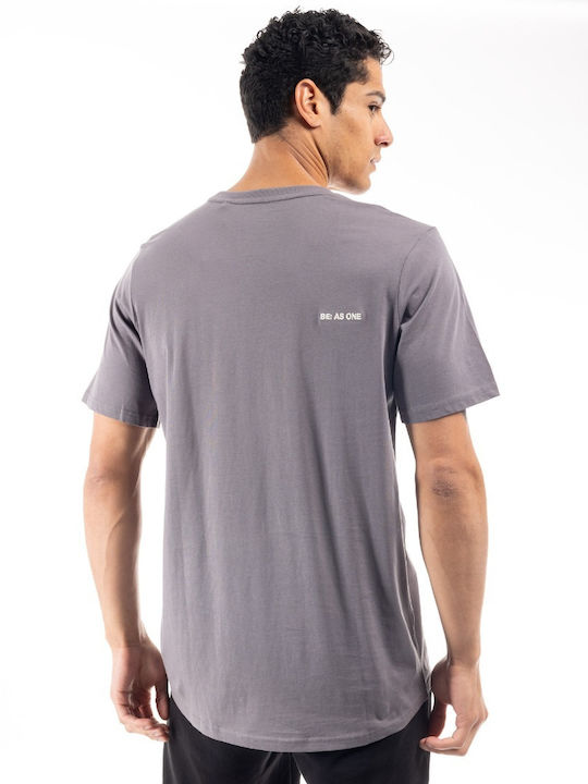 Be:Nation Men's Short Sleeve T-shirt Gray