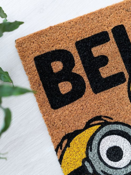 Grupo Erik Entrance Mat made of Coir with Anti-slip Backing Minions Brown 40x60cm