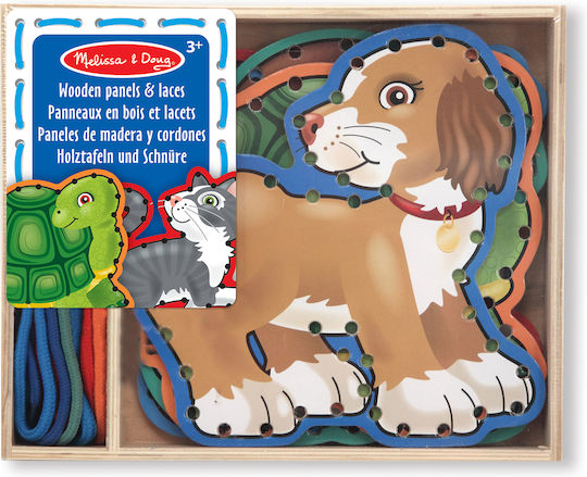 Melissa & Doug Animal Matching the Threads made of Wood for 36++ Months