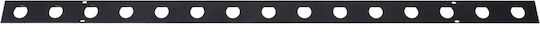 GloboStar Mounting Rail for Spotlights made of Aluminum Black 15pcs 90237