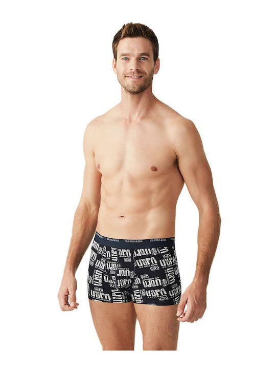 U.S. Polo Assn. Herren Boxershorts Navy/Grey/Navy 3Packung