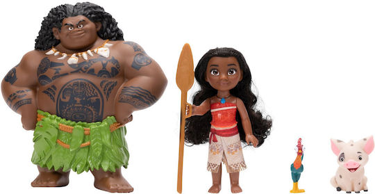Jakks Pacific Petite Moana Storytelling Set de păpuși pentru 3+ ani+ Ani