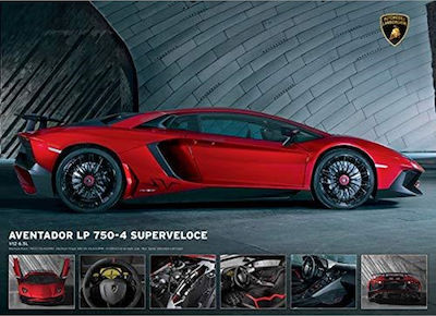 Lamborghini Aventador Puzzle 2D 1000 Stücke