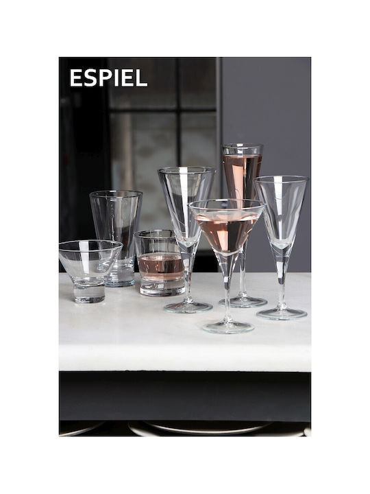 Espiel V Line Glass for Red Wine made of Glass Goblet 200ml