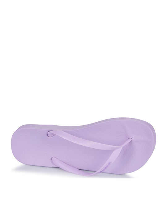 Colours Fem Frauen Flip Flops in Lila Farbe