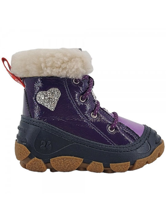 Olang Kids Boots with Lace Purple