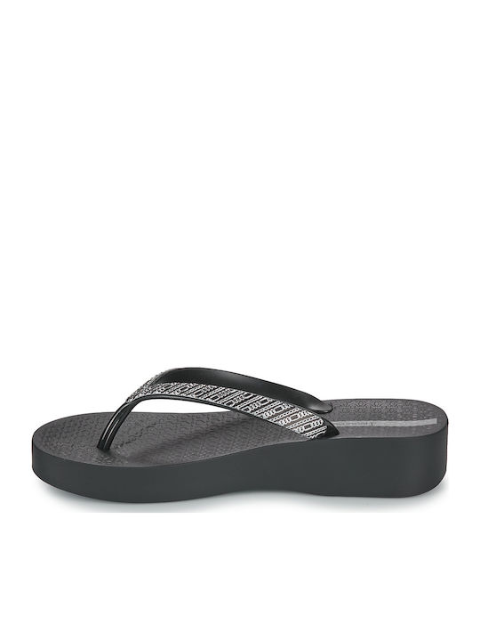 Mesh VIII Frauen Flip Flops mit Plattform in Schwarz Farbe