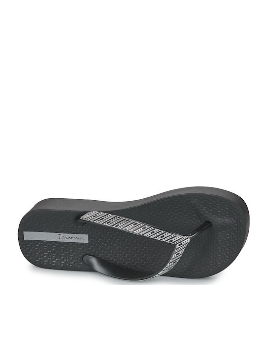 Mesh VIII Frauen Flip Flops mit Plattform in Schwarz Farbe