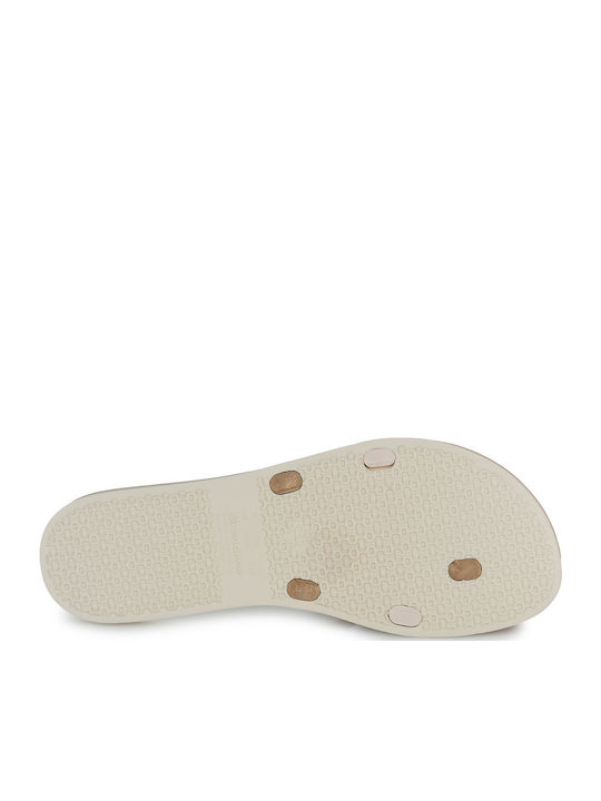 Kirei Frauen Flip Flops in Beige Farbe