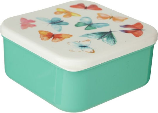 Puckator Butterfly Plastic Kids' Lunch Set Multicolour