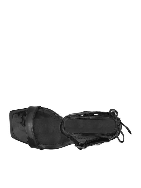 Souille Leather Sandals Black