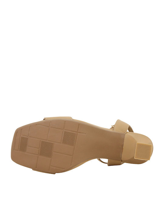 Salz Leather Sandals Camel