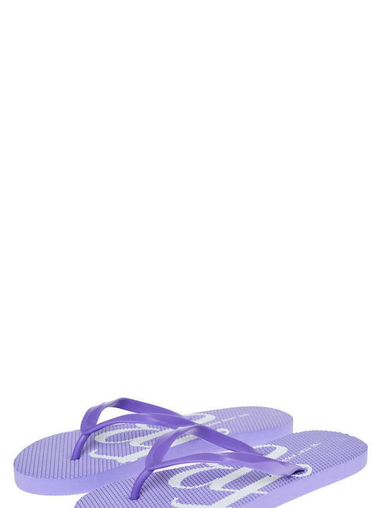 Funky Buddha Women's Flip Flops Purple