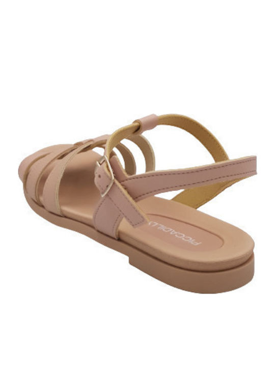 Flache Sandalen für Damen Anatomisch in Rosa Farbe