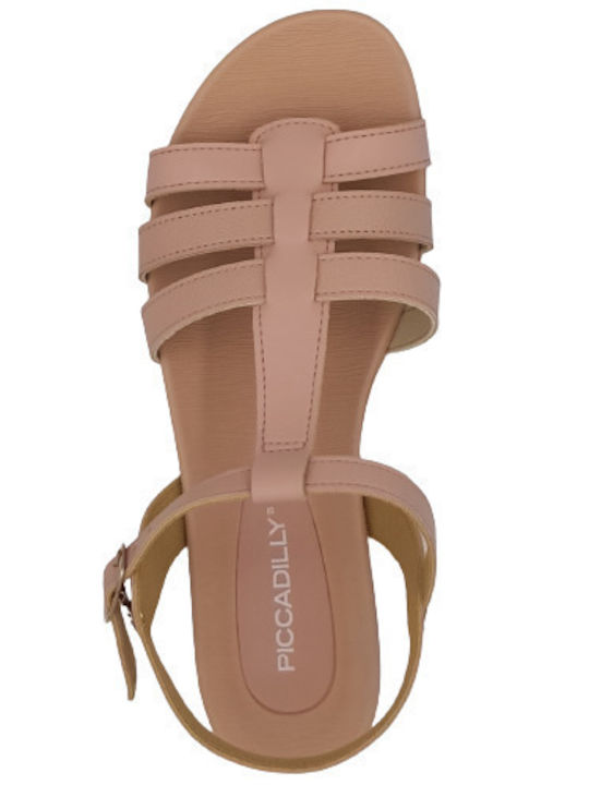 Flache Sandalen für Damen Anatomisch in Rosa Farbe