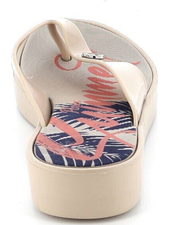 Women's Flip Flops Beige