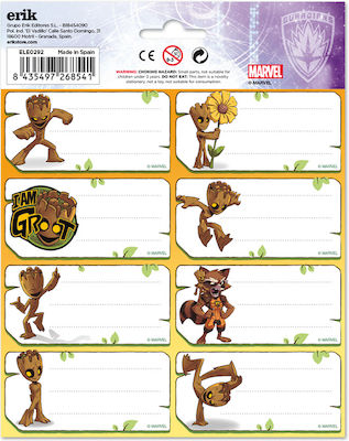 Grupo Erik Etichete Caiete Marvel Groot 16buc