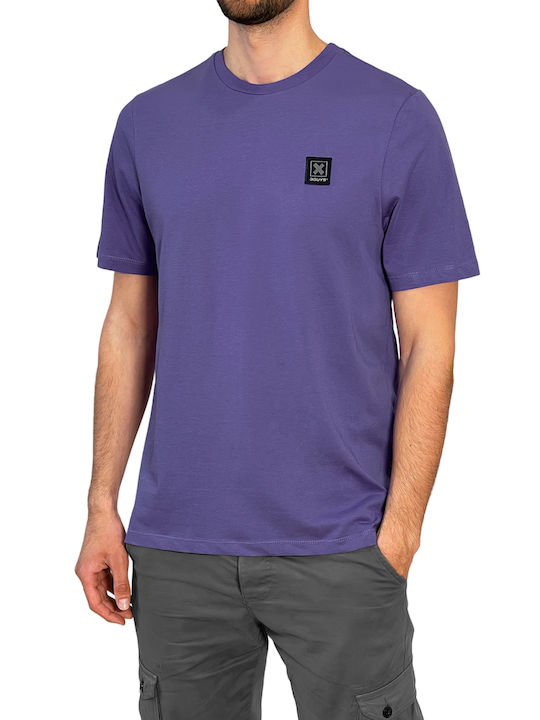 3Guys Men's Short Sleeve T-shirt Purple