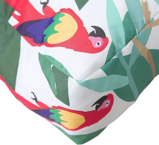 vidaXL Perna Scaunului De Grădină Cu Spătar Bambus Verde 2 Buc 70x70 Cm