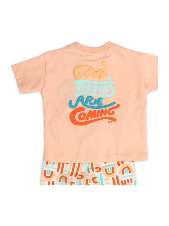 Kids' Set with Leggings Summer 2pcs Orange