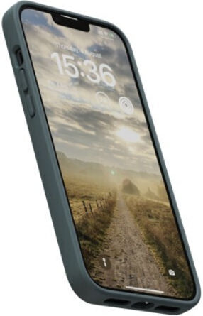 Njord Fabric Tonal Back Cover Fabric 2mm Dark Grey (iPhone 14 Plus)