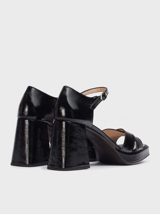 Leather Sandals Black