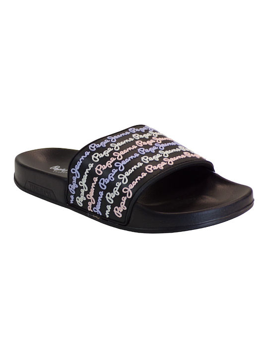 Pepe Jeans Women's Slides Black