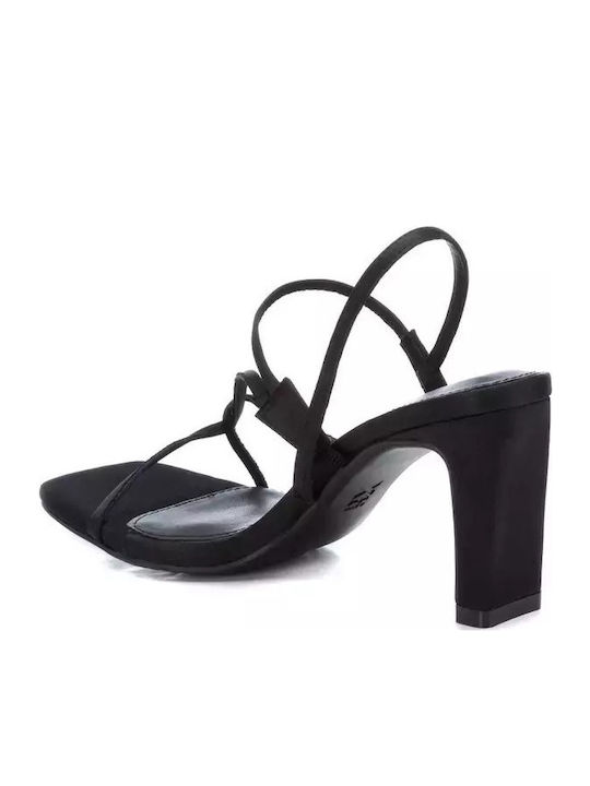 Din piele Sandale Negre