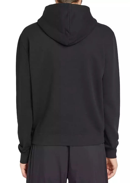 Ysl Men's Sweatshirt with Hood and Pockets Black