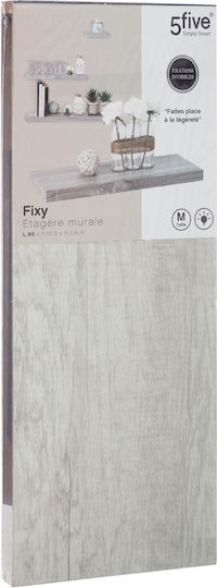 Shelf Wall Gray 60x23.5x3.8cm