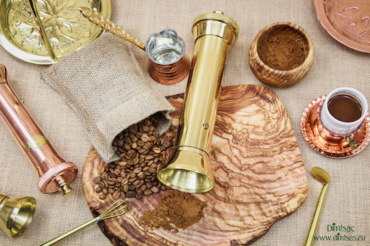 Manual Metallic Pepper Mill Bronze
