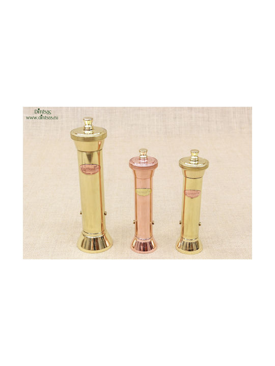 Manual Metallic Pepper Mill Brown