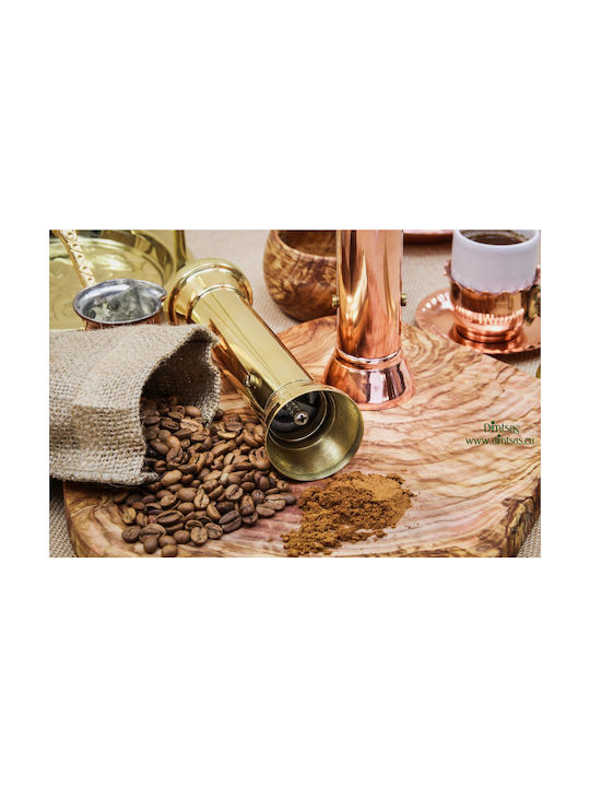 Manual Metallic Pepper Mill Gold