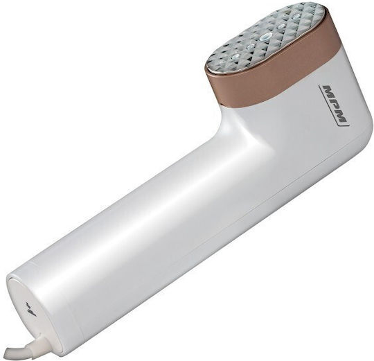 MPM Aparat de călcat cu abur pentru haine de Mână 1200W cu rezervor 95ml Alb