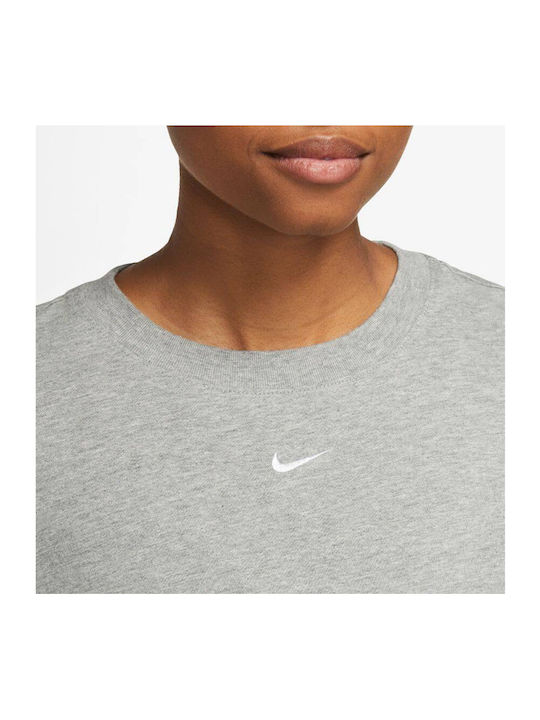 Sportswear Essential Sommer Mini Sportkleid T-Shirt Kurzärmelig Gray
