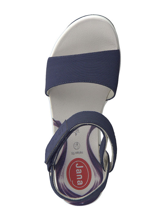 Anatomic Women's Fabric Platform Shoes Blue 8-28761-20 805