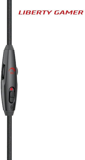 Takstar Liberty Gamer FLIT Over Ear Gaming Headset με σύνδεση 3.5mm for PC / PS4 / XBOX