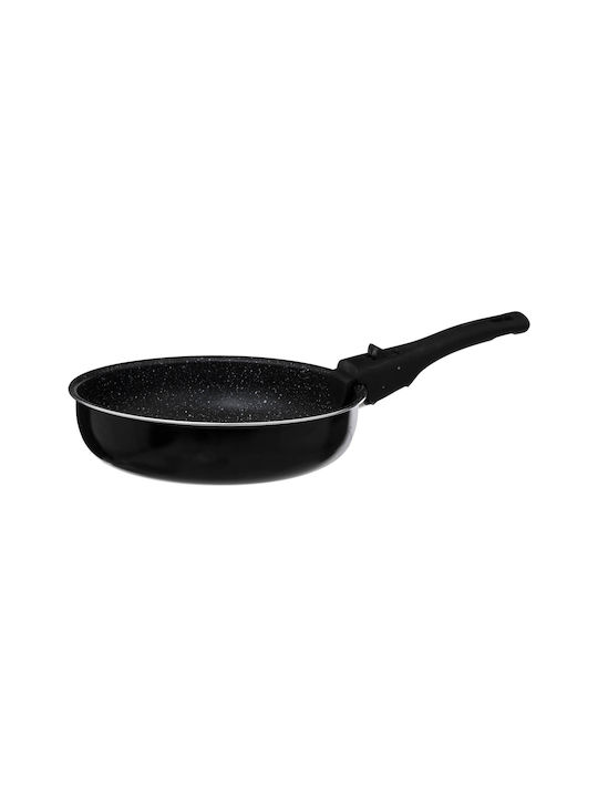 5Five Cookware Set of Aluminum with Non-stick Coating Black 3pcs