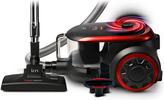 Izzy 224130 Прахосмукачка 700W С контейнер 3лт Червен
