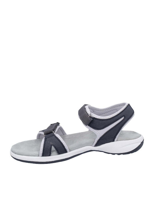 Leather Women's Sporty Grey Sandals