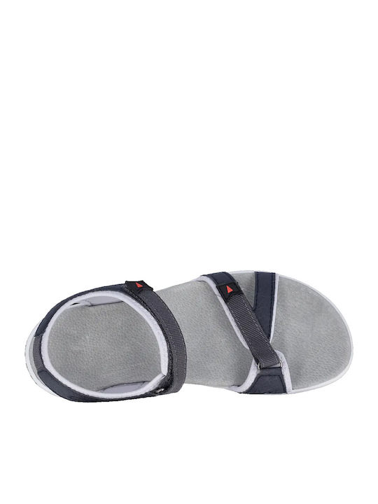 Leather Women's Sporty Grey Sandals
