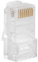 Lanberg Βύσμα RJ-45 male 20τμχ Διάφανο PLU-5020