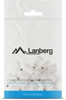 Lanberg Βύσμα RJ-45 male 20τμχ Διάφανο PLU-5020